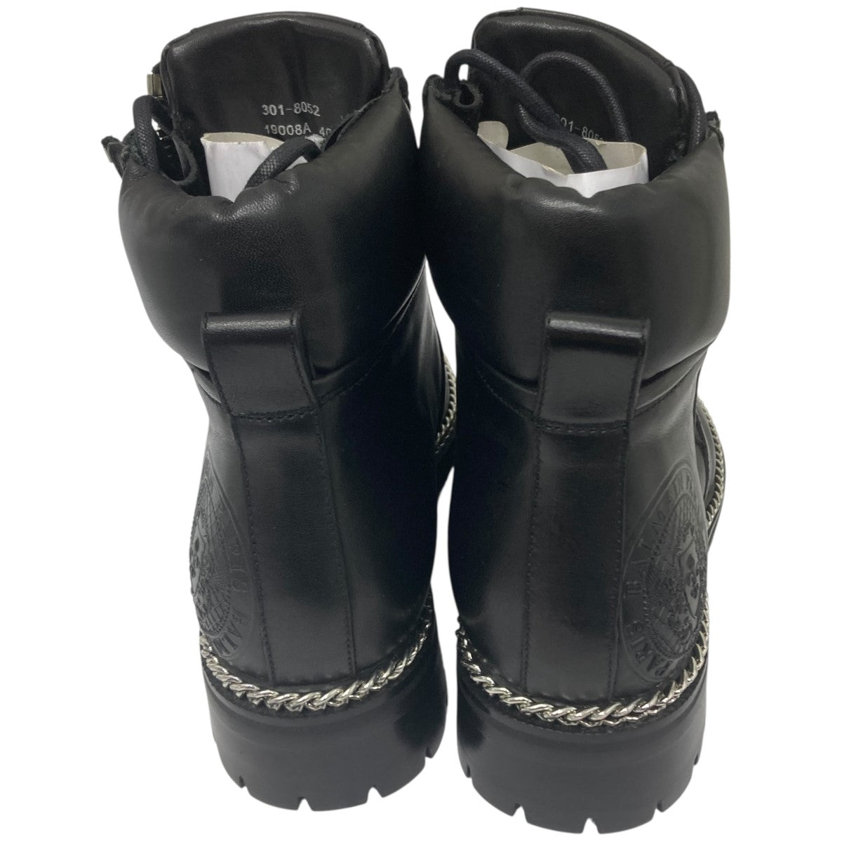 バルマン レザーブーツ　size 42 Balmain Boots Size 42 EU - Refined Leather Design