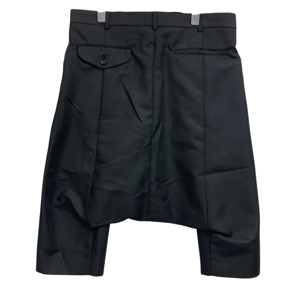 美品✨クレッシェントデュオ サルエルパンツ クロップド フリース 日本製 黒 M 美品✨クレッシェントデュオ サルエルパンツ クロップド