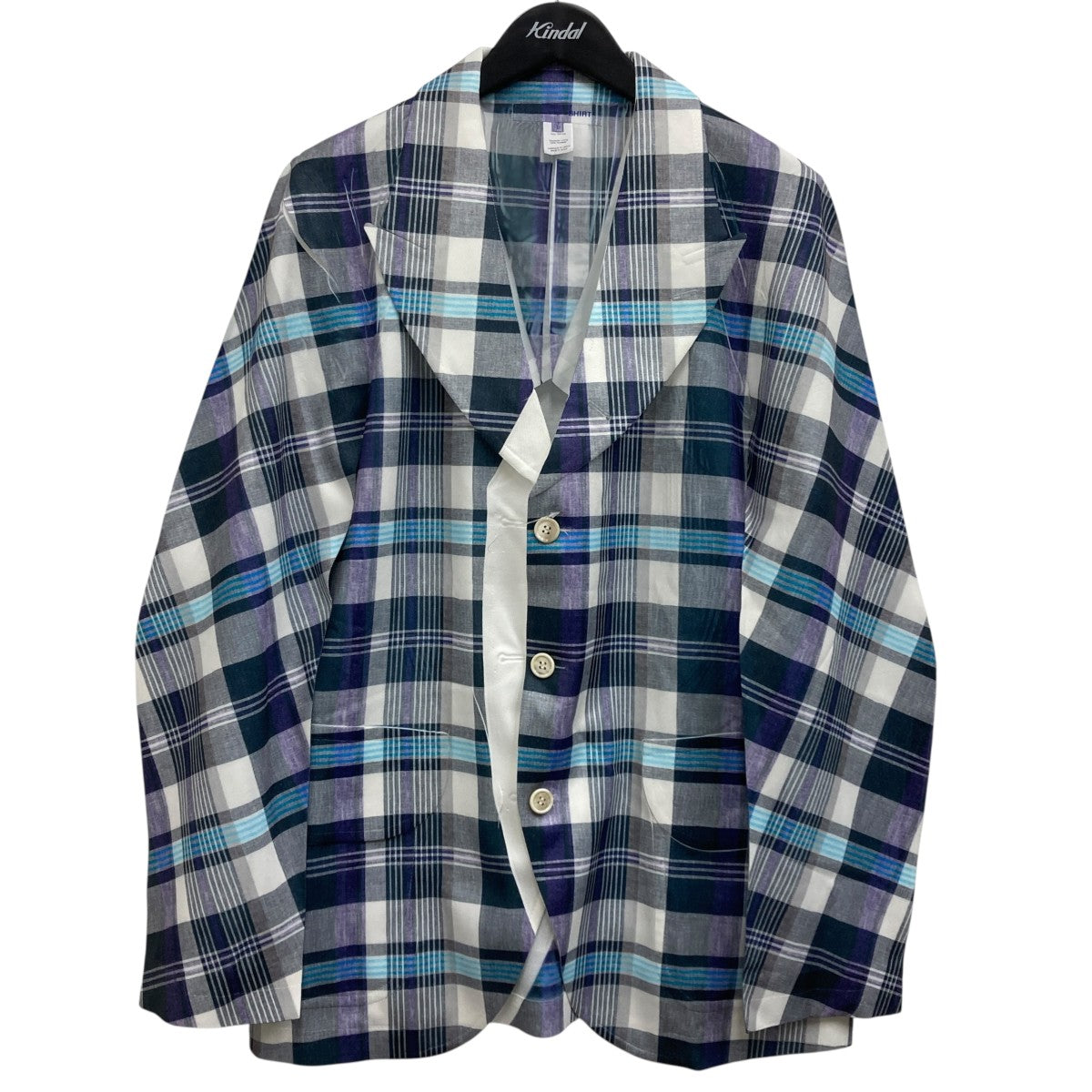 COMME des GARCONS SHIRT チェックテーラードジャケット 古着・中古-1枚目のアイテム画像