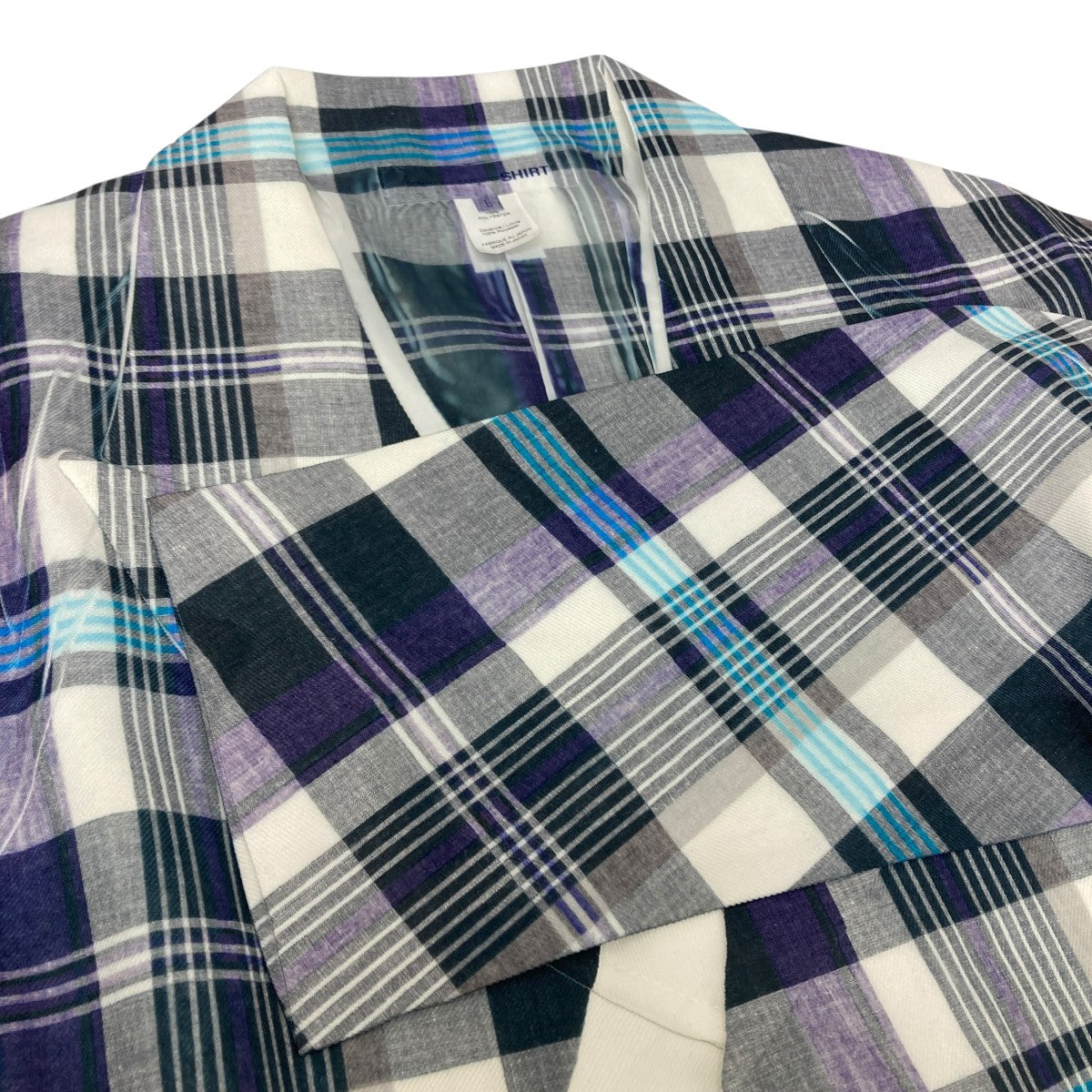 COMME des GARCONS SHIRT チェックテーラードジャケット 古着・中古-4枚目のアイテム画像
