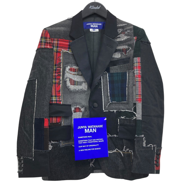 i*n様 ジュンヤワタナベコムデギャルソンマン　縮絨パッチワークテーラードジャケ 8040001089941_1_grande.jpg?v=