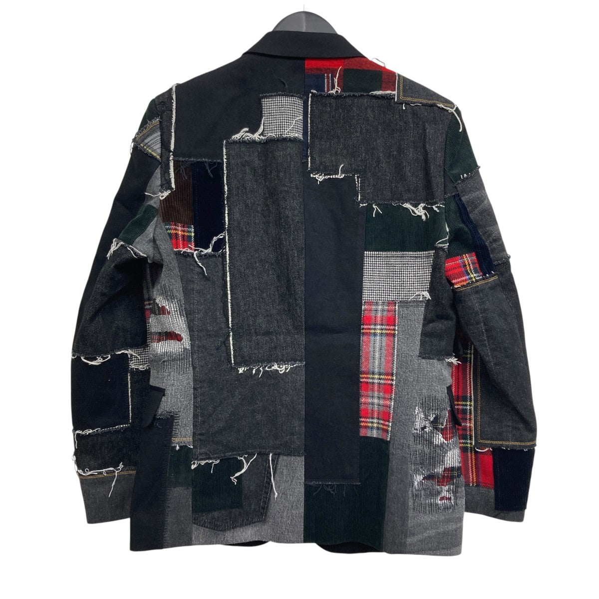 CDG JUNYA WATANABE MAN パッチワークテーラードジャケット 古着・中古-2枚目のアイテム画像