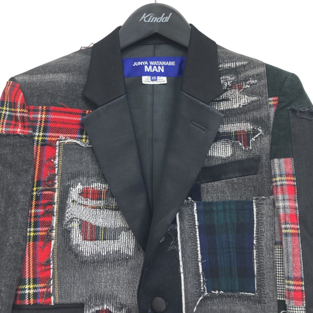 CDG JUNYA WATANABE MAN パッチワークテーラードジャケット 古着・中古-3枚目のアイテム画像