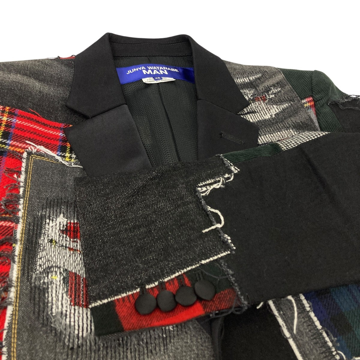 CDG JUNYA WATANABE MAN パッチワークテーラードジャケット 古着・中古-4枚目のアイテム画像