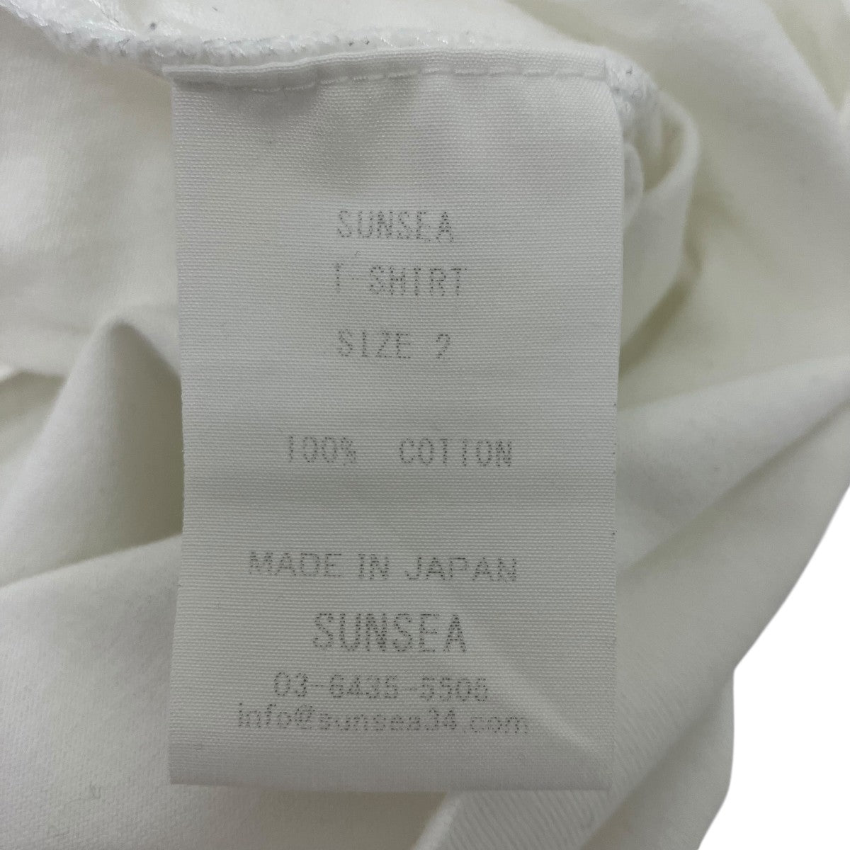 SUNSEA 30TH COLLECTIONバックプリントTシャツ 古着・中古-5枚目のアイテム画像