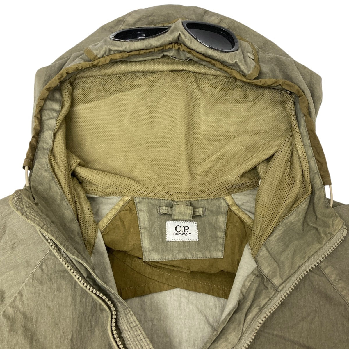 【極美品】CP Company QUARTZ ゴーグルジャケット M オリーブ C.P. COMPANY QUARTZ GOGGLE JACKET - X Clothing