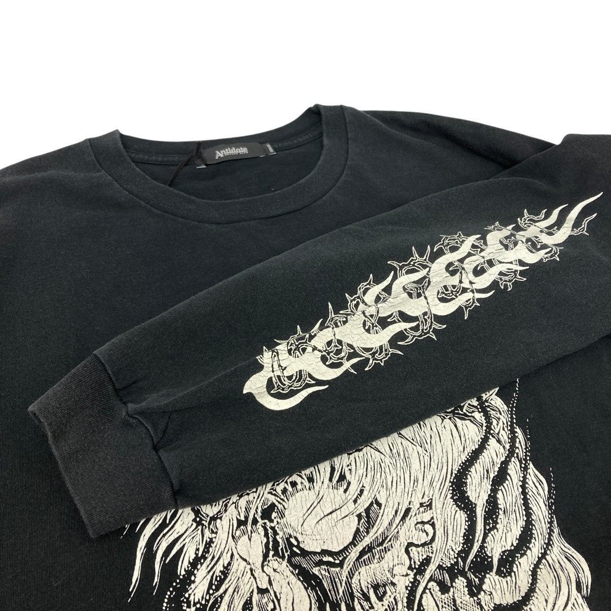 Antidote Buyers Club(アンチドート) Fade Wash L S Tee (Skull Jesus