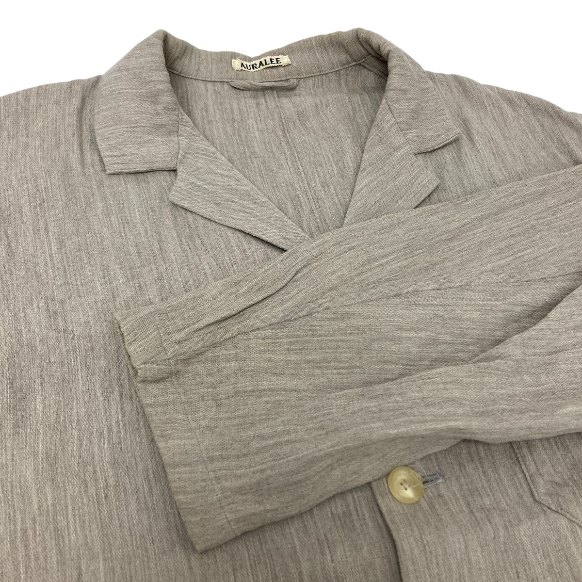 AURALEE(オーラリー) COTTON WOOL DOUBLE CLOTH BLOUZON