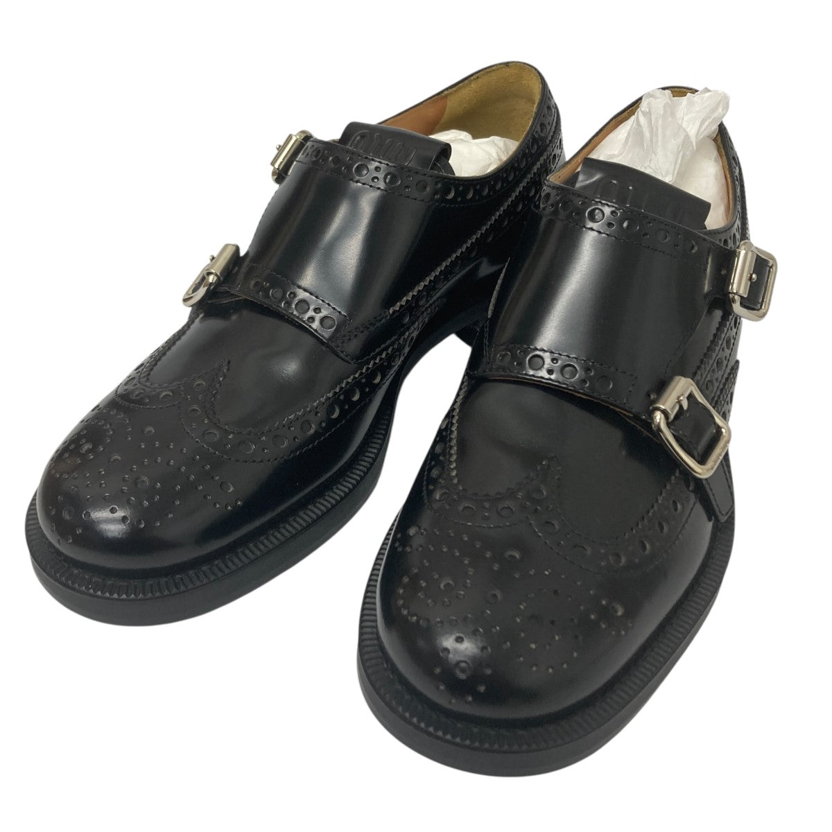 miumiu Church's レースアップシューズ MIU MIU×CHURCH'S レースアップシューズ ブラック サイズ 36｜【公式