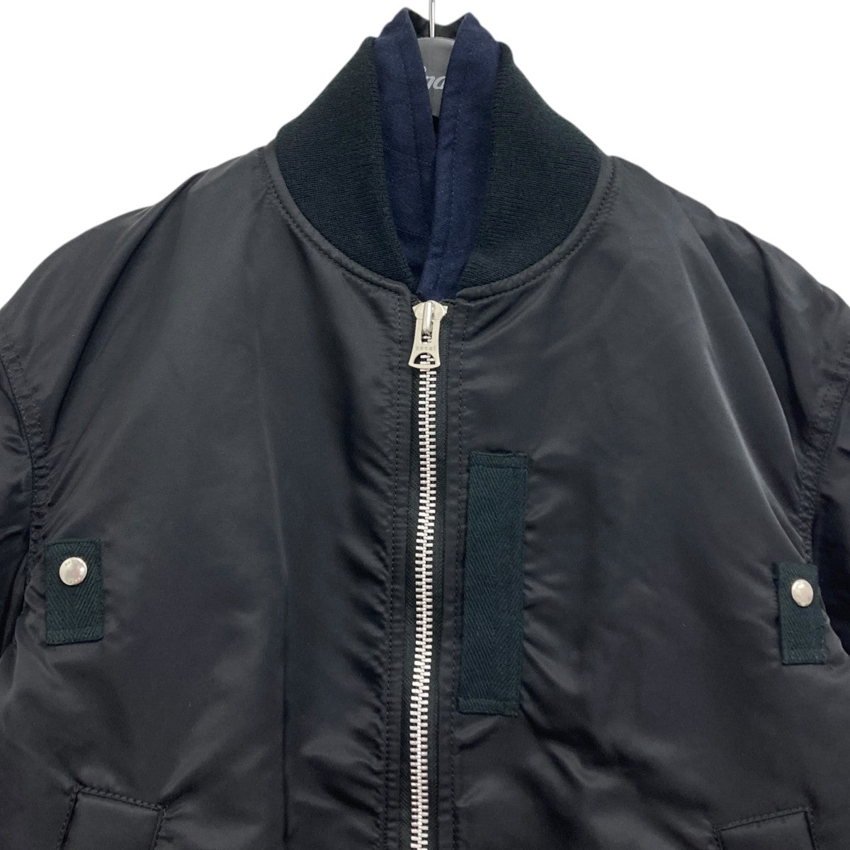sacai(サカイ) MA-1 Blouson MA-1ジャケット SCM-011 ブラック サイズ