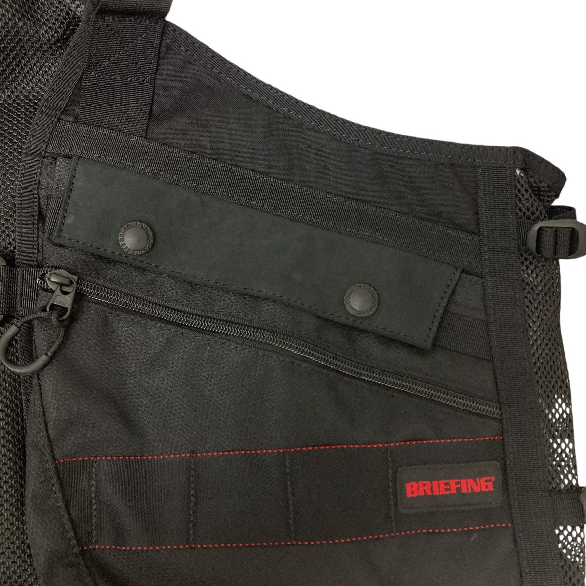 新品未使用　25ss コムデギャルソンオム×ブリーフィングベスト　フリーサイズ 参考上代64900円 未使用品 COMME des GARCONS HOMME × BRIEFING 25SS