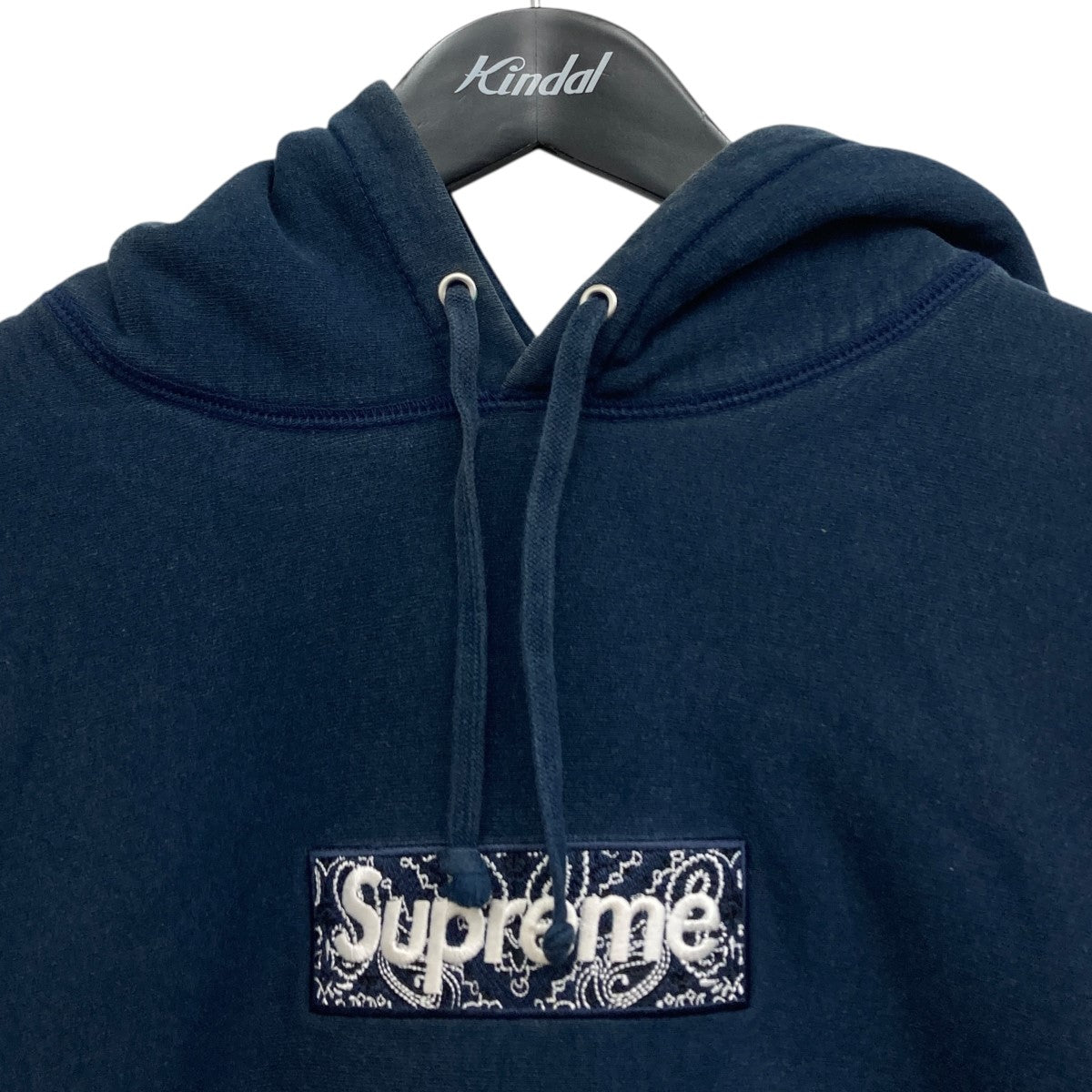 Supreme シュプリーム　パーカー　ネイビー 中古・古着通販】SUPREME (シュプリーム) パーカー ネイビー サイズ:S