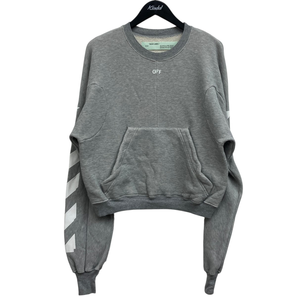 OFFWHITE クルーネックスウェット 古着・中古-1枚目のアイテム画像
