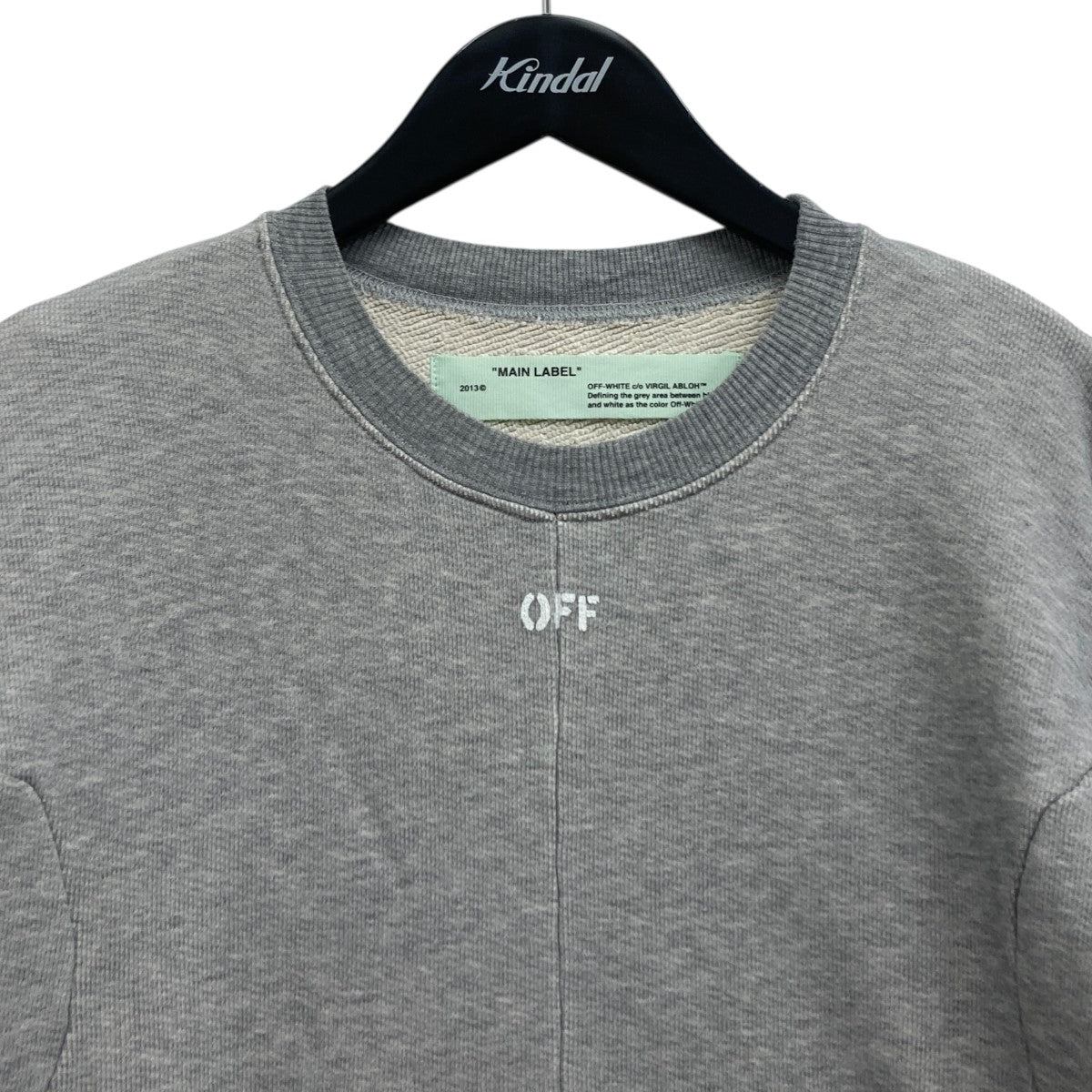 OFFWHITE クルーネックスウェット 古着・中古-3枚目のアイテム画像