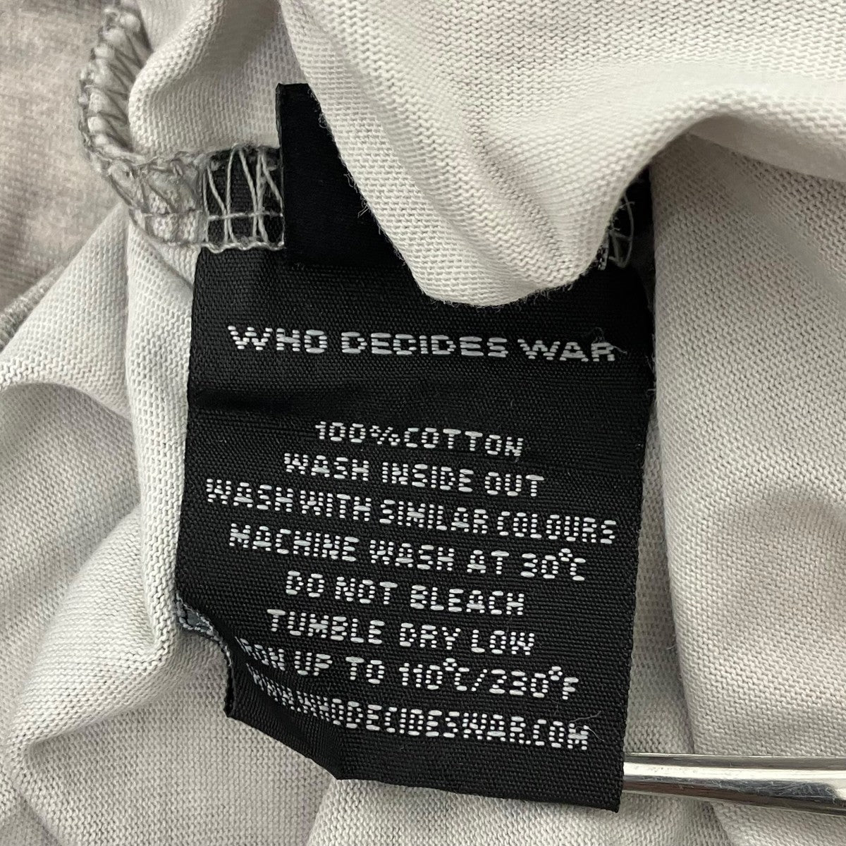 WHO DECIDES WAR プリントTシャツ 古着・中古-6枚目のアイテム画像