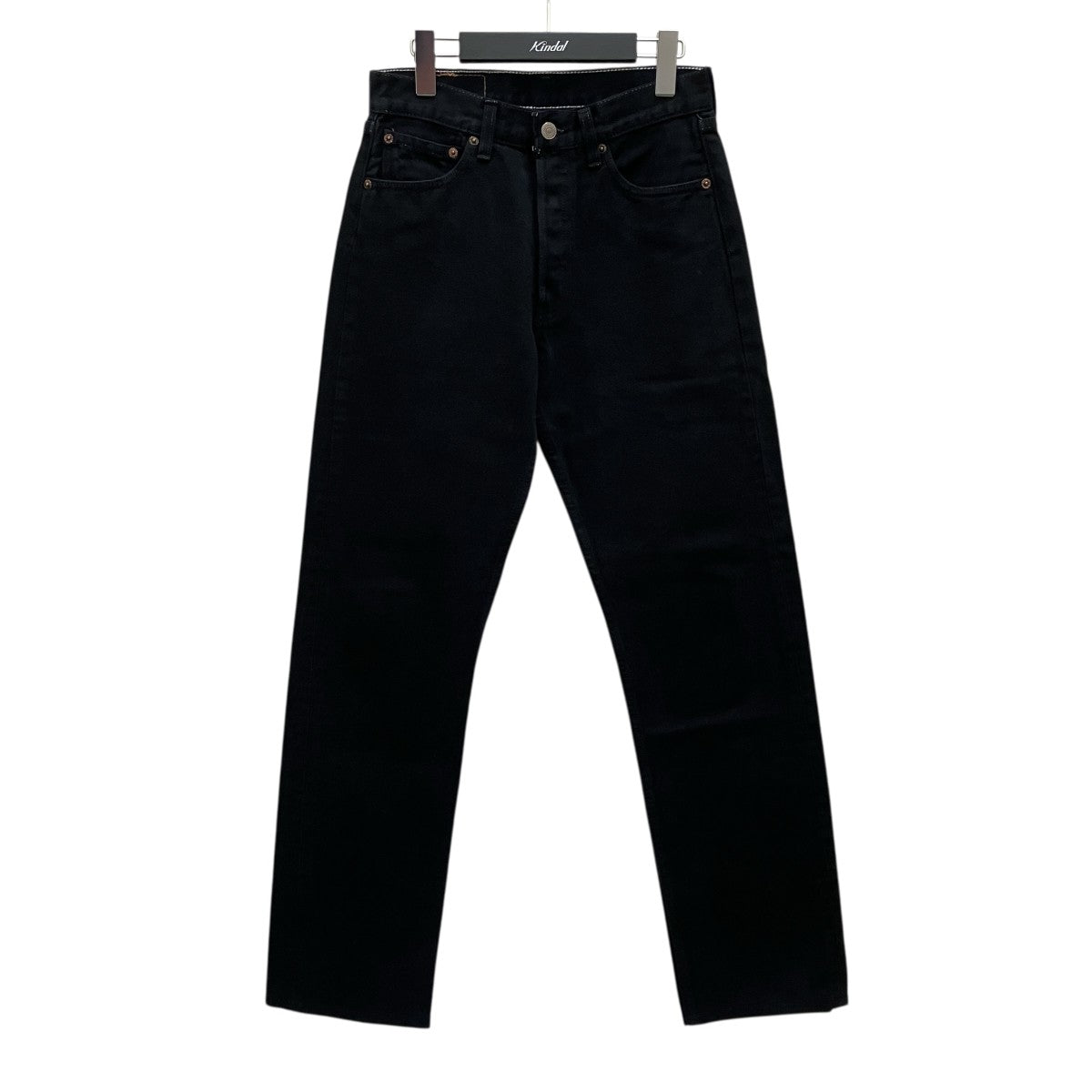 LEVI'S/リーバイス501/米国製/後染めブラック/W31/L30 80's~ Levi's 501 先染めブラックデニムパンツ USA製 W33