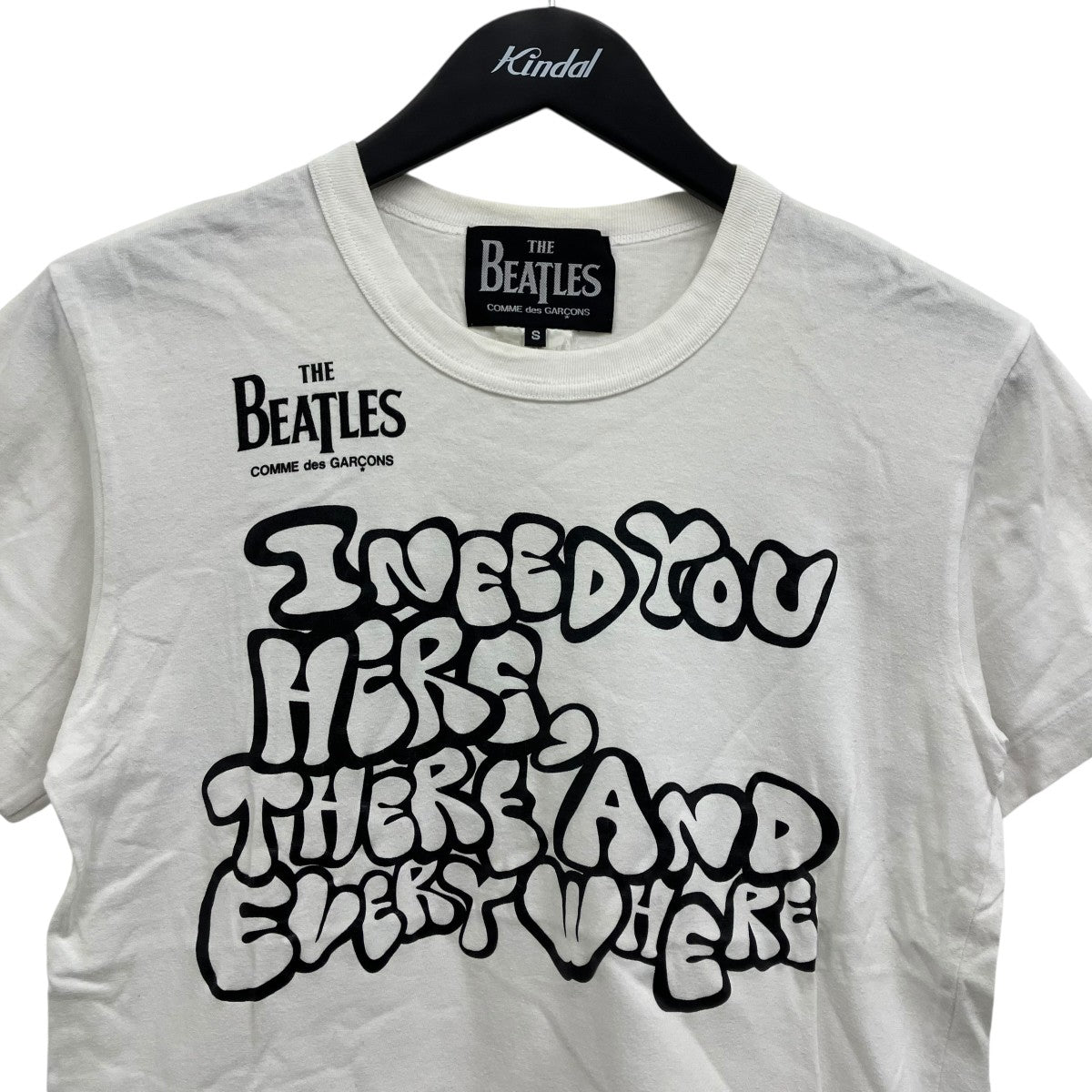 COMME des GARCONS×THEBEATLES プリントTシャツ 古着・中古-3枚目のアイテム画像