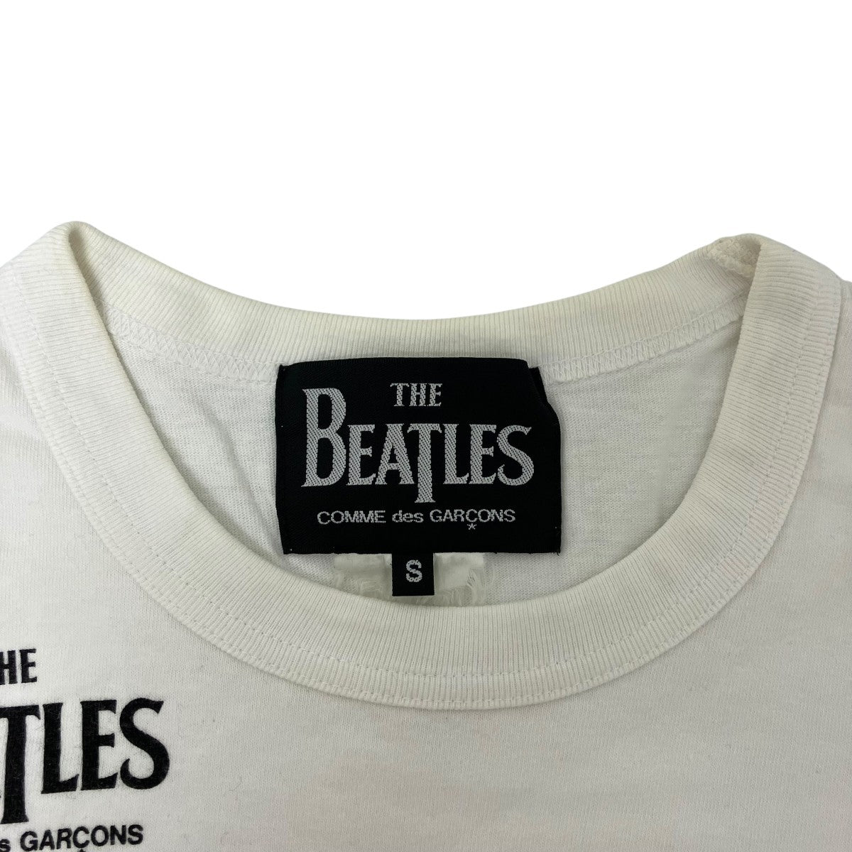 COMME des GARCONS×THEBEATLES プリントTシャツ 古着・中古-4枚目のアイテム画像