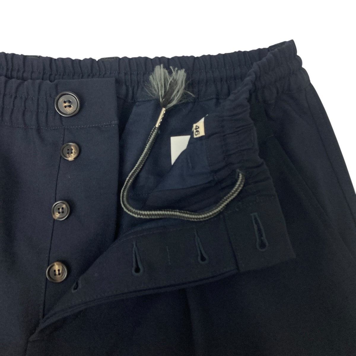 MARNI(マルニ) コットンツイル1Pシャーリングテーパードパンツ