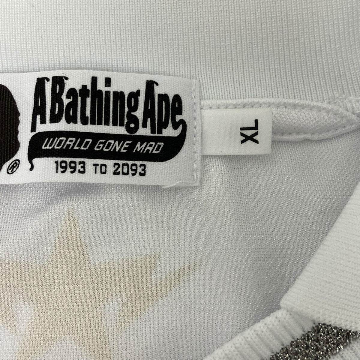 A BATHING APE MULTI LOGO RELAXED FIT SOCCER JERSEY ゲームシャツ 古着・中古-6枚目のアイテム画像