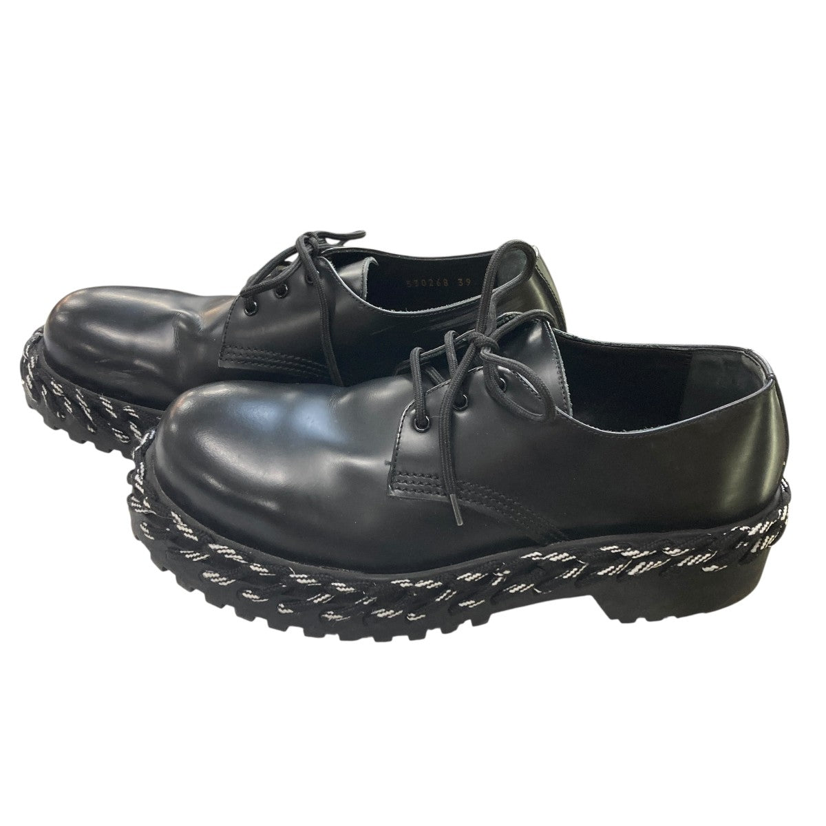 BALENCIAGA(バレンシアガ) レザーシューズ 530268 ブラック