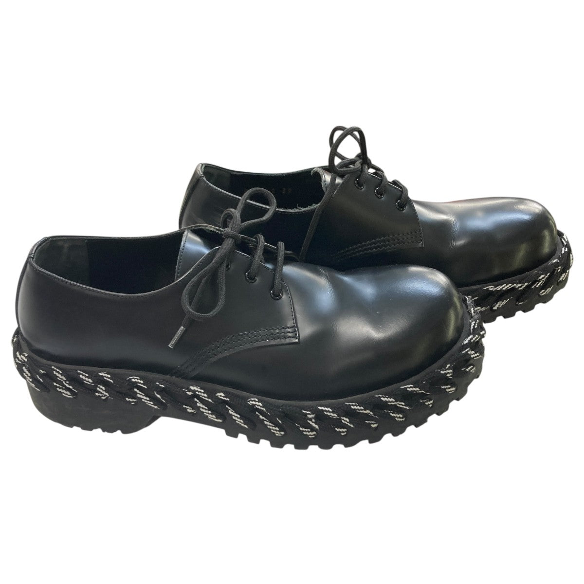 バレンシアガ　ブラック パテントレザー スリングバックシューズ ブラック パテントレザー スリングバックパンプス | PRADA