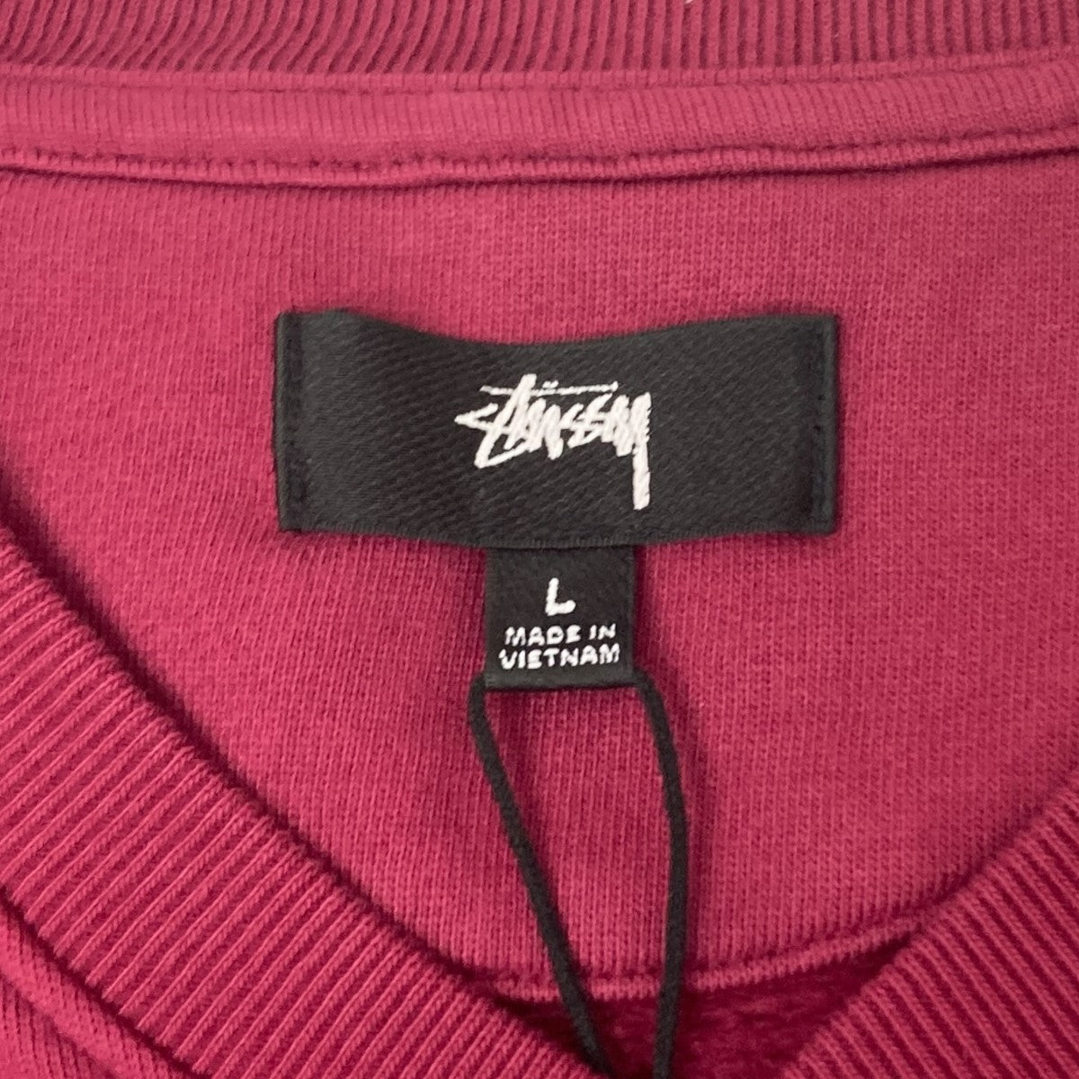 stussy(ステューシー) フリースベスト 118414 ワインレッド サイズ L
