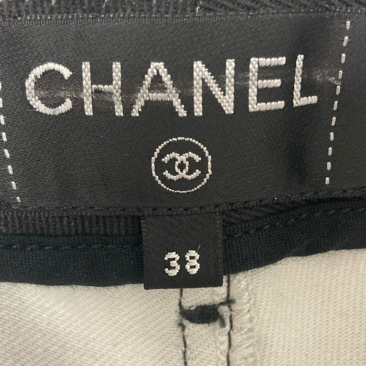 CHANEL(シャネル) デニムパンツ P71979V63579 ブラック サイズ 38