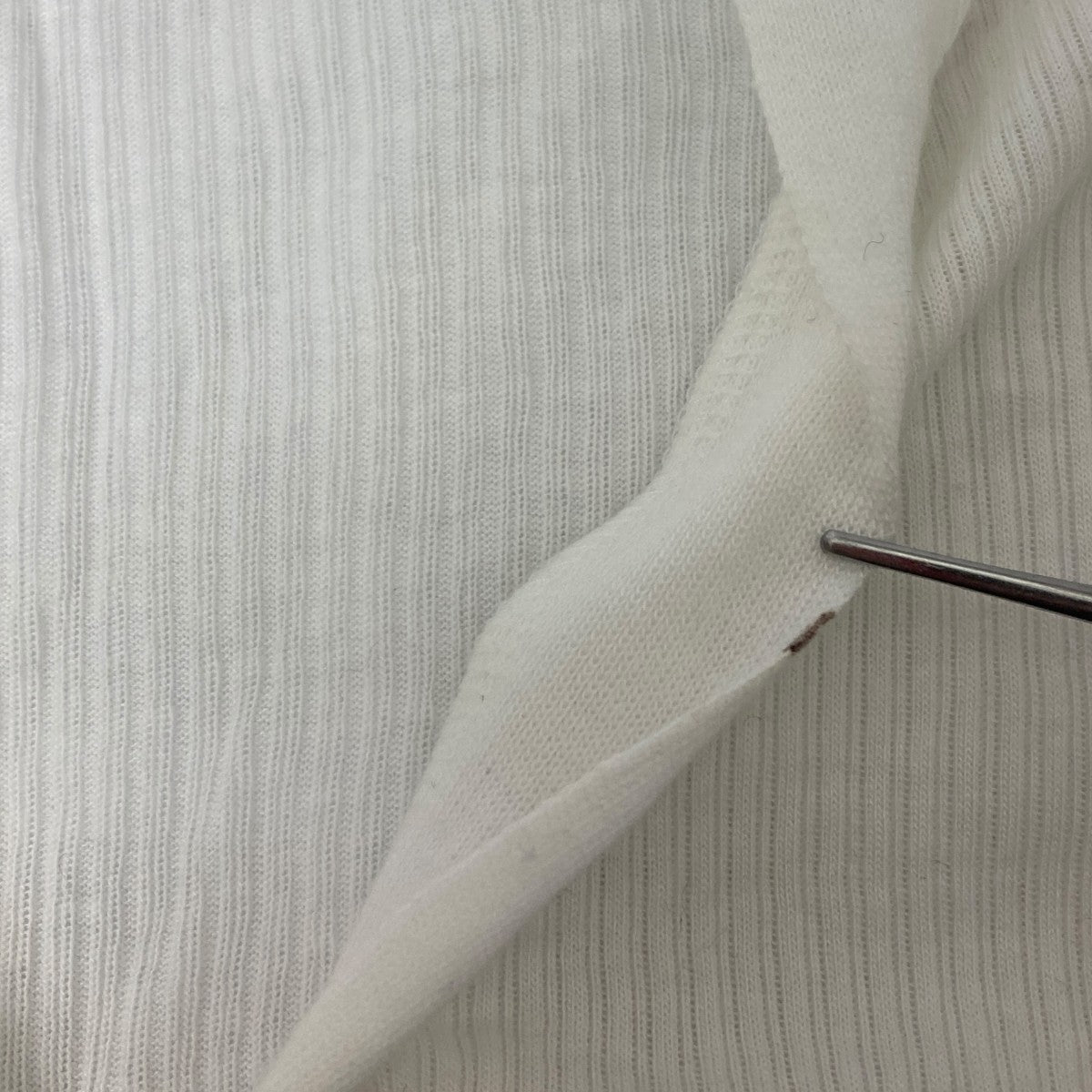 yo biotop Sheer rib V cardigan 古着・中古-4枚目のアイテム画像