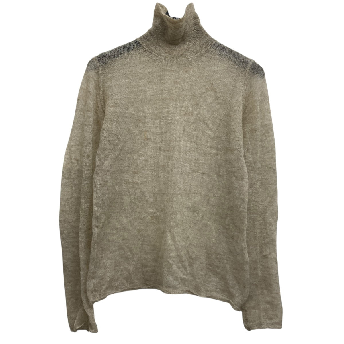 AURALEE KID MOHAIR SHEER KNIT タートルネックシアーニット 古着・中古-1枚目のアイテム画像