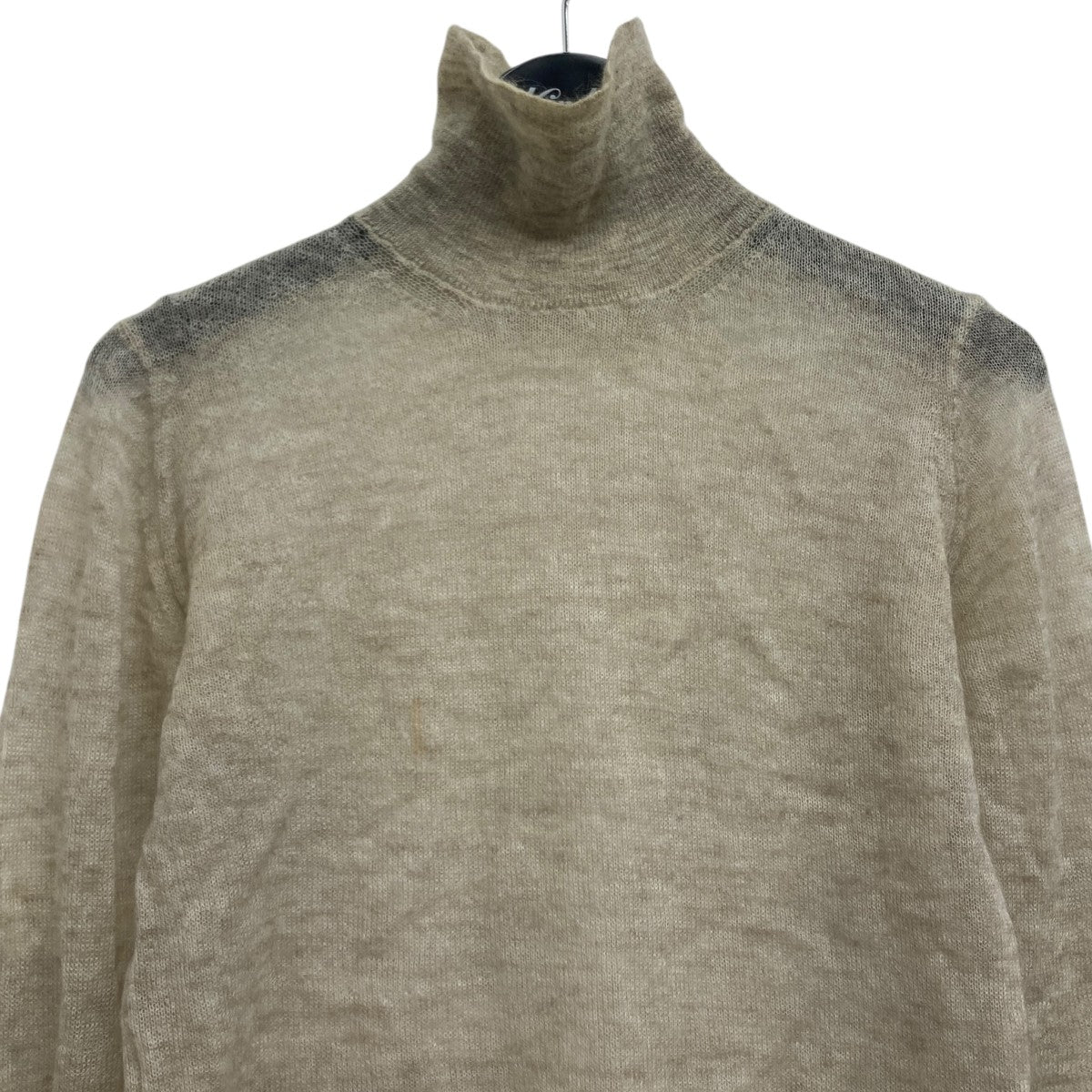AURALEE KID MOHAIR SHEER KNIT タートルネックシアーニット 古着・中古-3枚目のアイテム画像