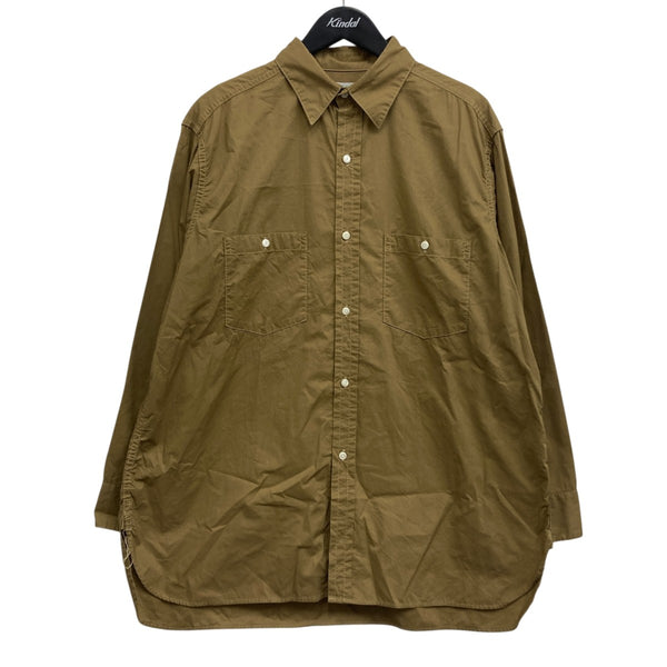 A．PRESSE(アプレッセ) Over Dyeing Military Shirt ミリタリーシャツ