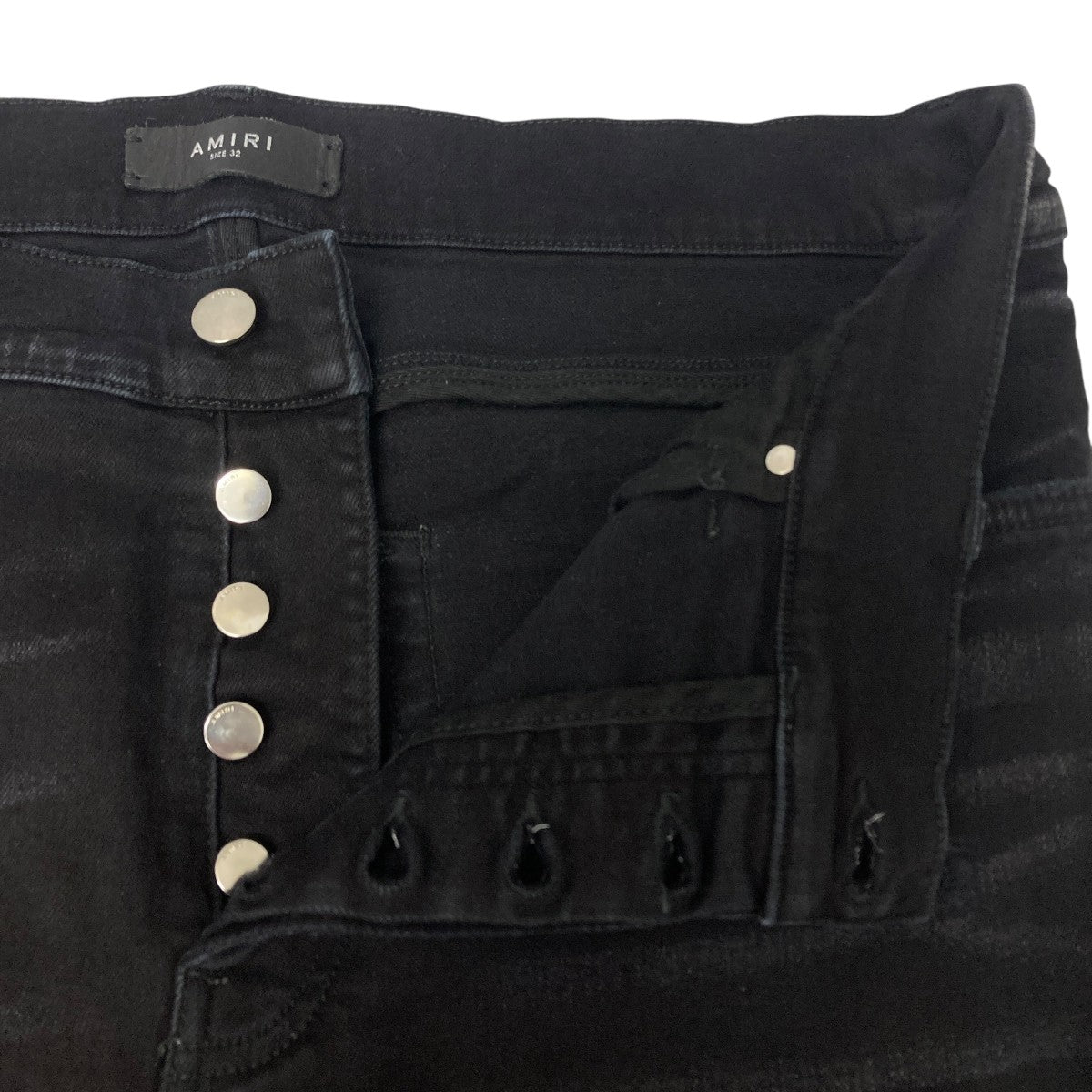 AMIRI(アミリ) STACK FLAIR JEANSフレアデニム ブラック サイズ 32