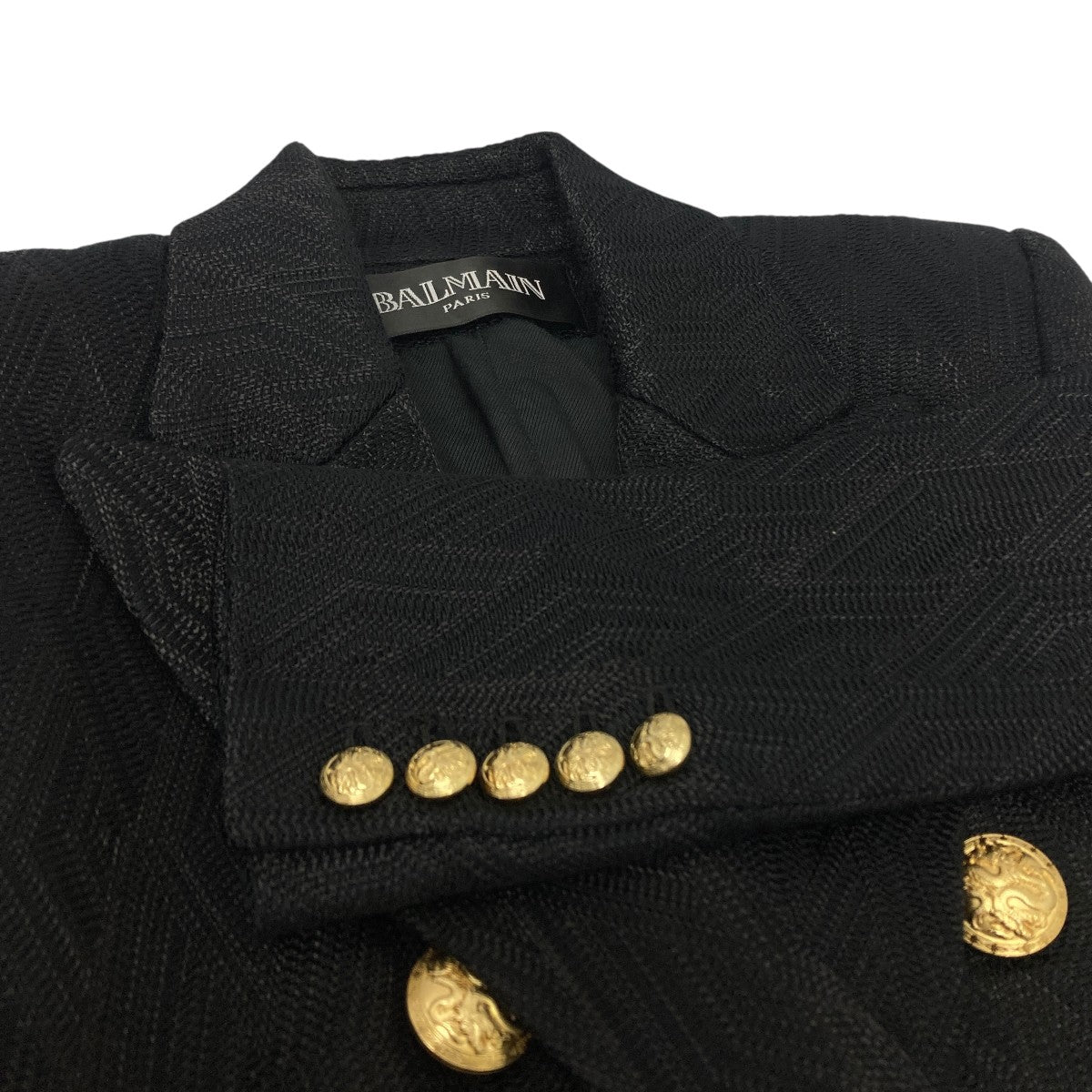 BALMAIN(バルマン) ダブルブレザー 7980 118D ブラック サイズ 34