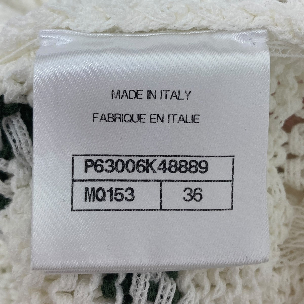 CHANEL 20P COCO BUTTONS LONG KNIT CARDIGAN 五分袖ニットカーディガン 古着・中古-6枚目のアイテム画像