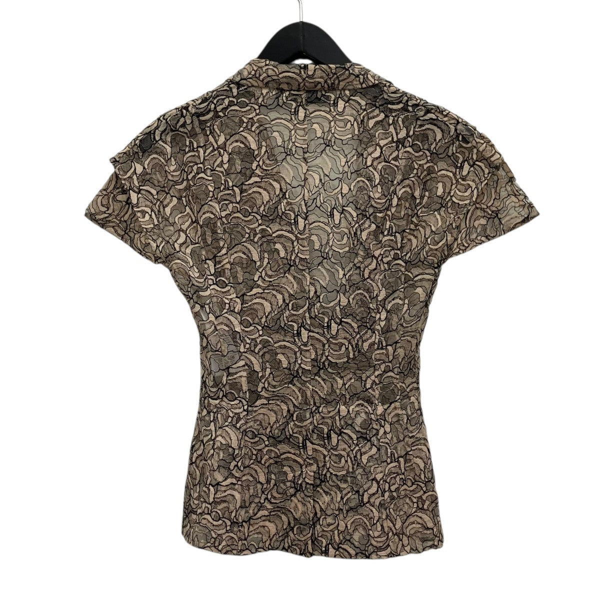 Christian Dior 花柄レースシャツ 古着・中古-2枚目のアイテム画像