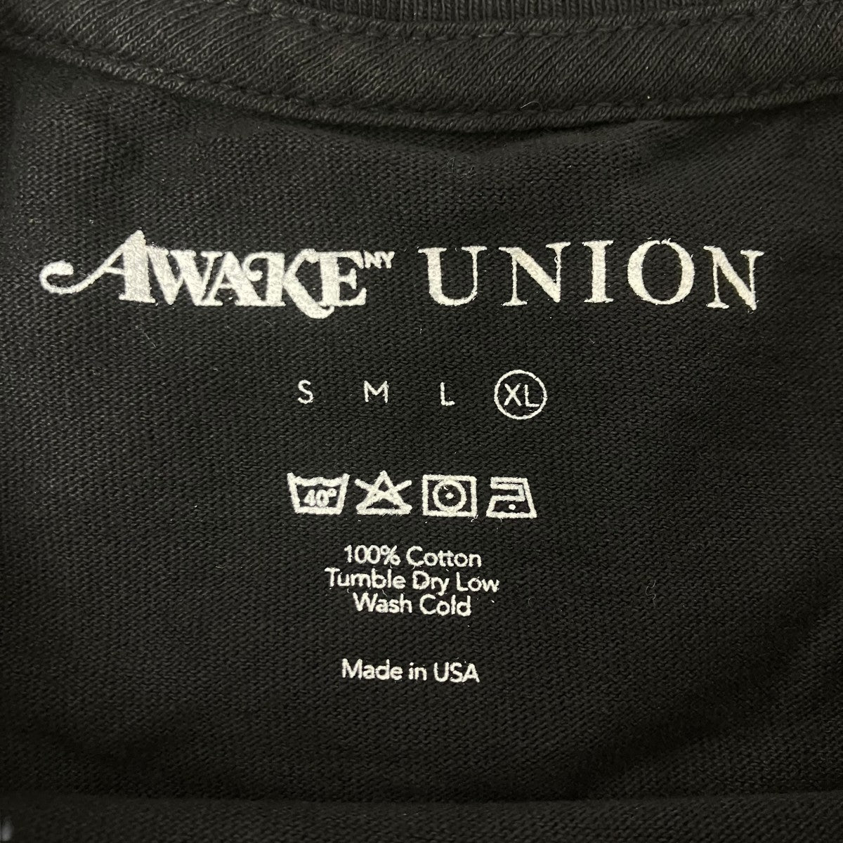 AWAKE×UNION プリントTシャツ 古着・中古-4枚目のアイテム画像