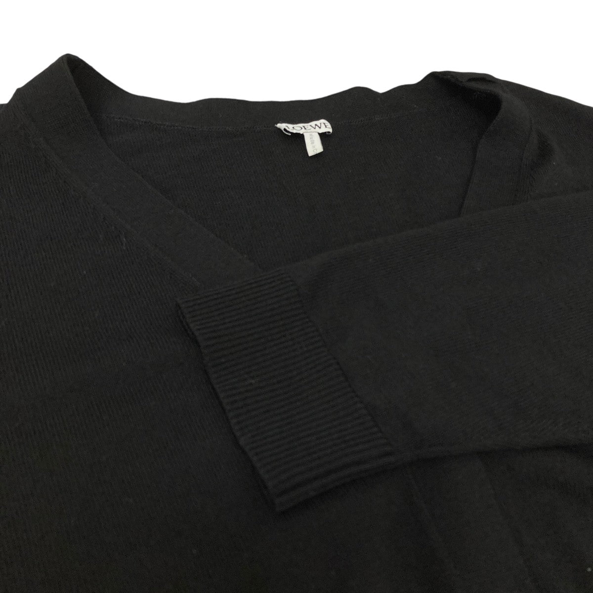 LOEWE(ロエベ) ニットカーディガン Q825Y16K02 ブラック サイズ L