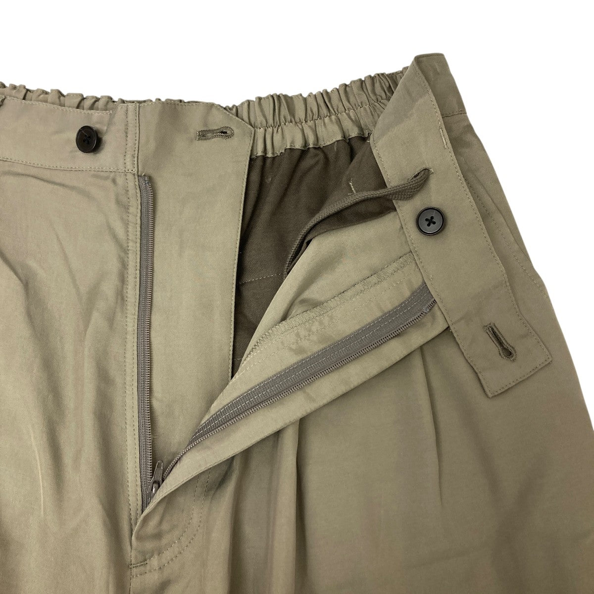 ssstein Tecno Cotton Twist Seam Wide Easy Trousers タックパンツ 古着・中古-3枚目のアイテム画像