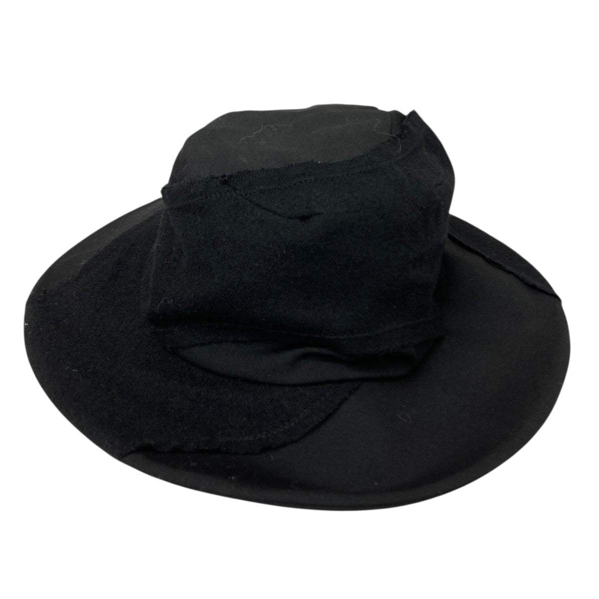 新品未使用 Y's for men ワイズフォーメン バケットハット ブラックL Y'S for men(ワイズフォーメン) バケットハット ブラック