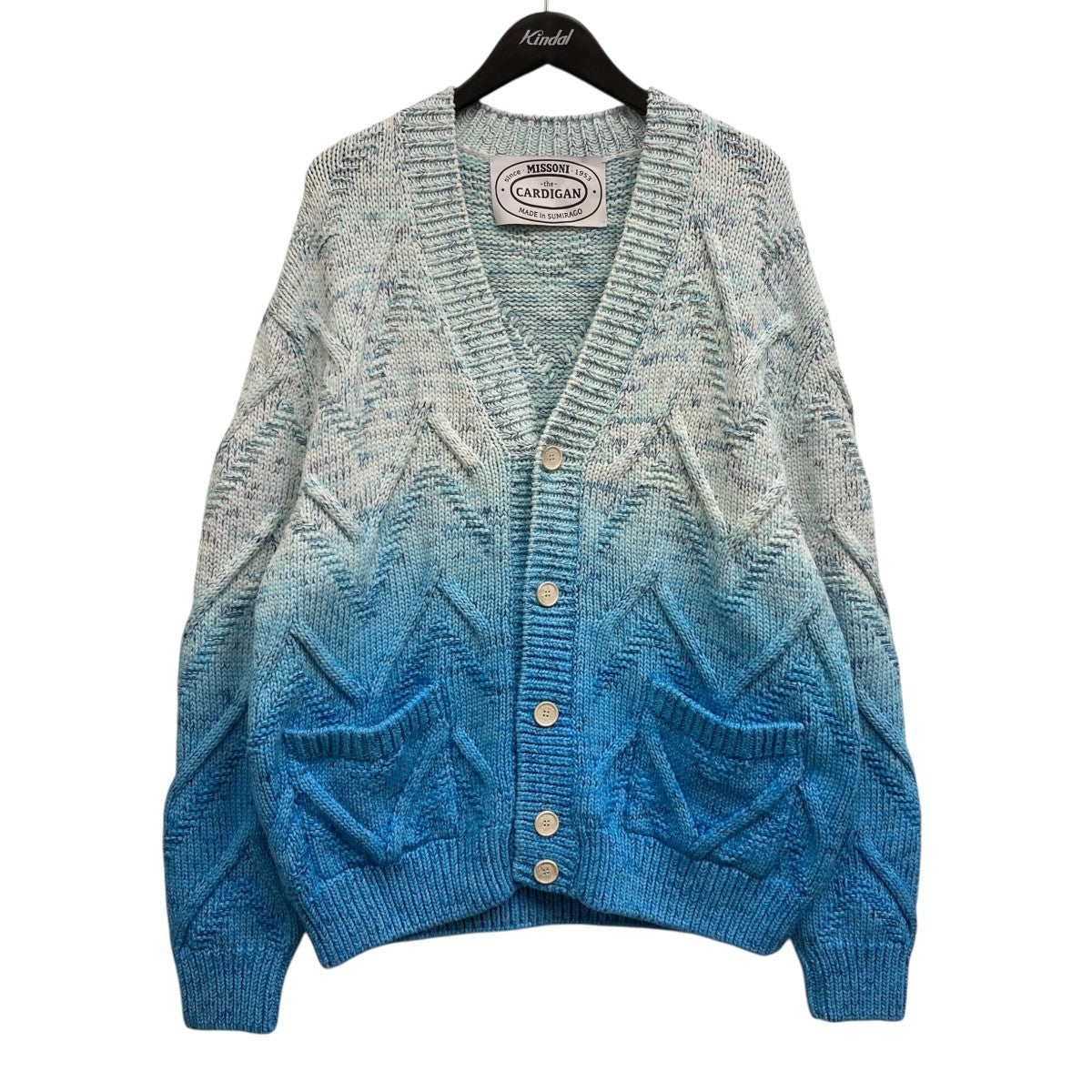 MISSONI サマーカーデガンM MISSONI(ミッソーニ) グラデーションカーディガン US24SM0K