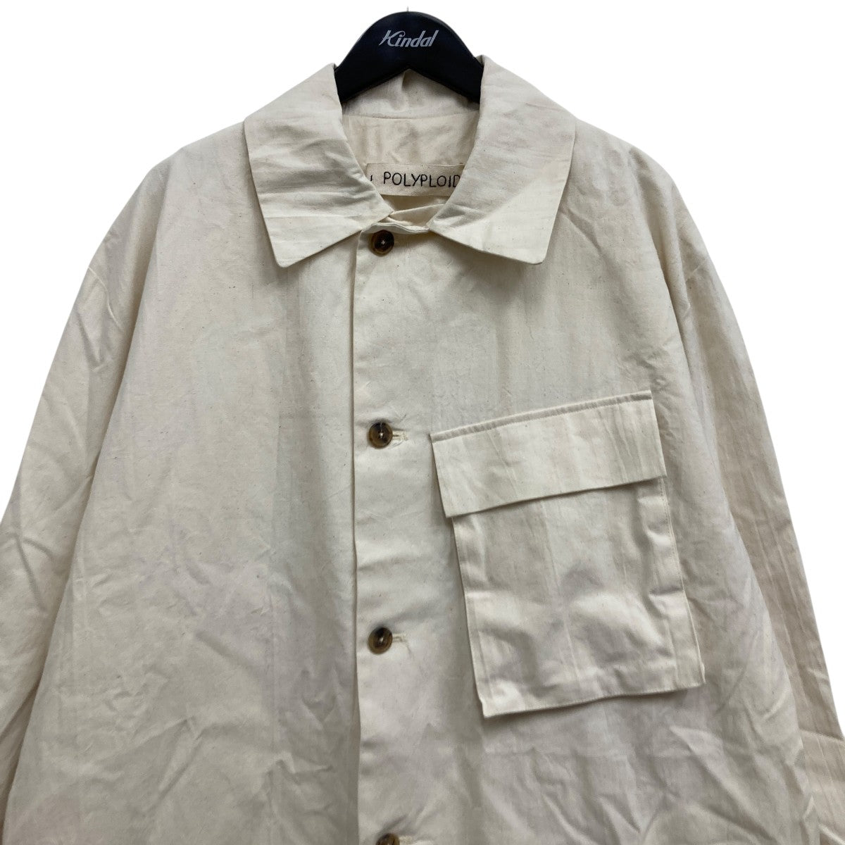 POLYPLOID(ポリプロイド) ロングコート 01-A-10 ベージュ サイズ 2