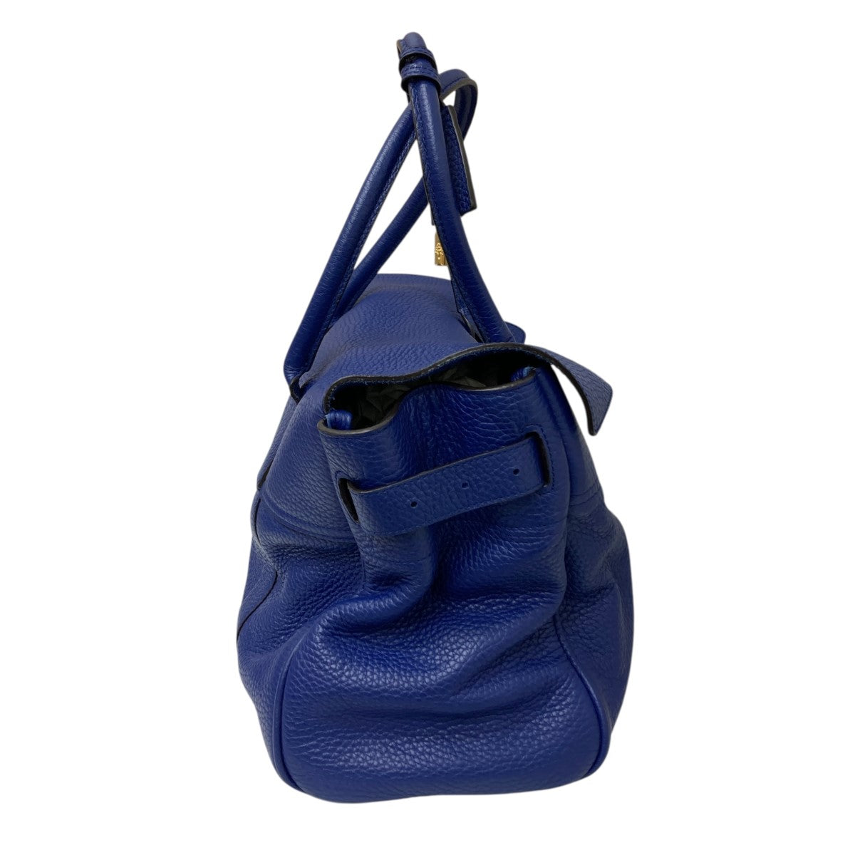マルベリー ブルー レザートートバッグ MULBERRY(マルベリー) ベイズウォーターグレインレザートート