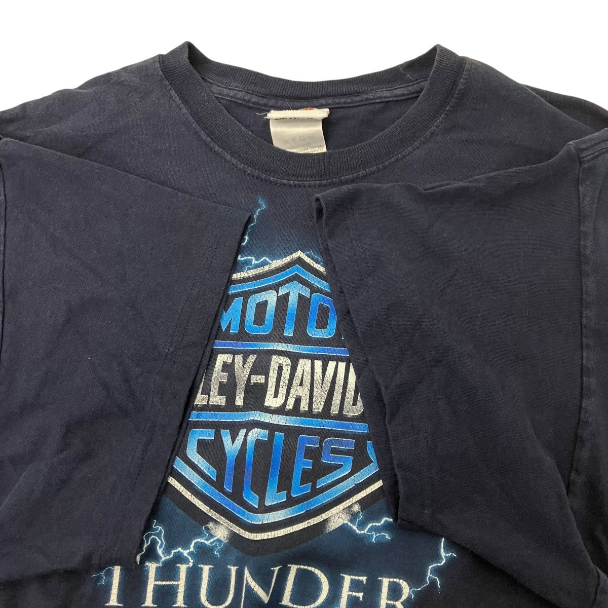 HARLEY-DAVIDSON プリントTシャツ 古着・中古-4枚目のアイテム画像