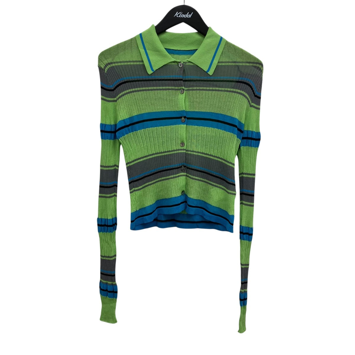 MAISON SPECIAL Multi Border Cardigan カーディガン 古着・中古-1枚目のアイテム画像