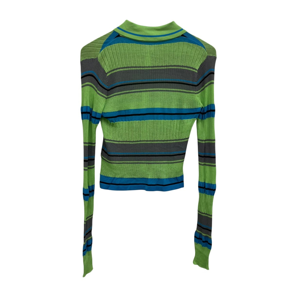 MAISON SPECIAL Multi Border Cardigan カーディガン 古着・中古-2枚目のアイテム画像