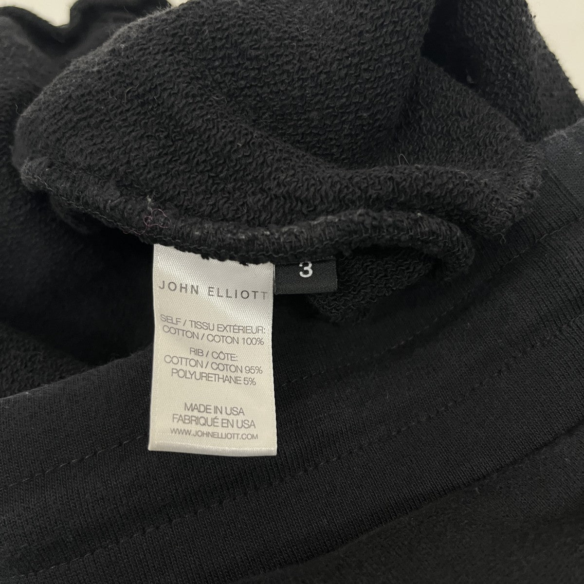 JOHN ELLIOTT ハーフパンツ 古着・中古-4枚目のアイテム画像
