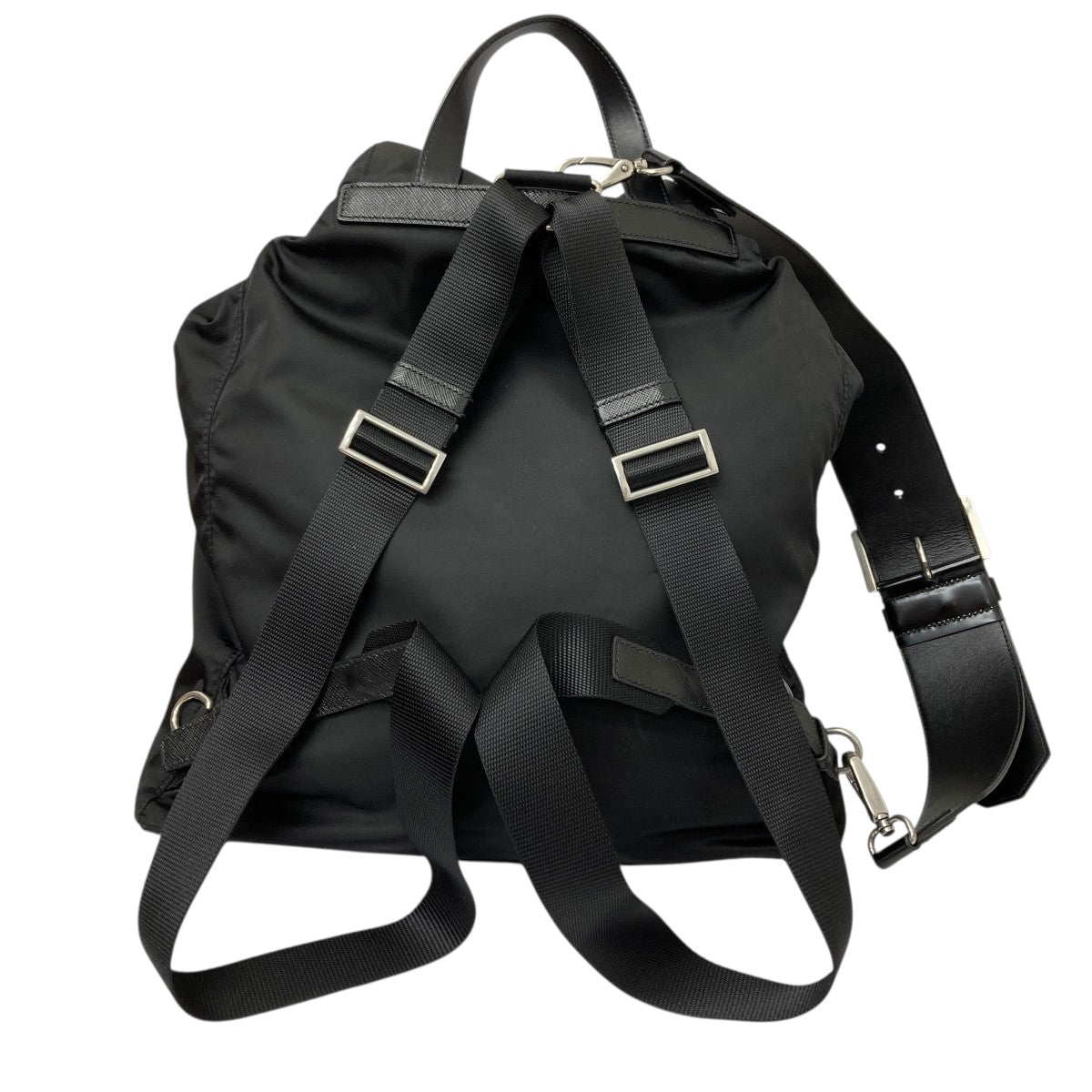 PRADA(プラダ) サフィアーノレザーリナイロンバッグパック 48933