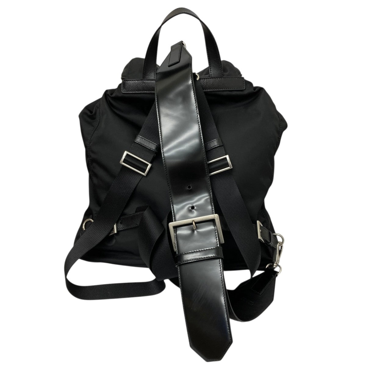 PRADA(プラダ) サフィアーノレザーリナイロンバッグパック 48933