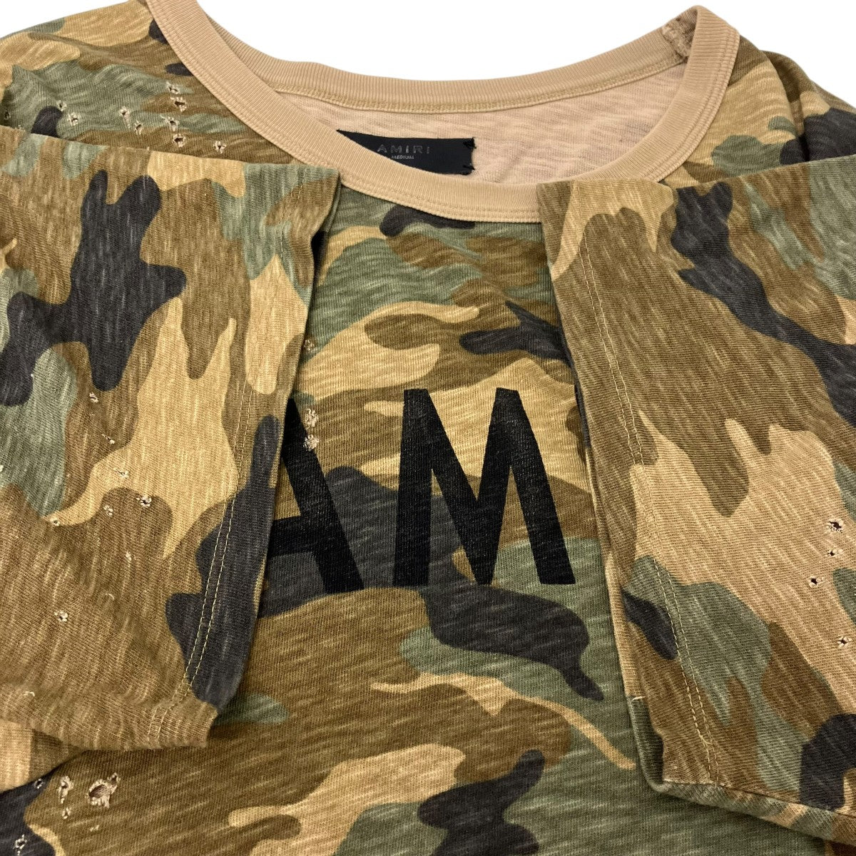 AMIRI ショットガンカモTシャツ 古着・中古-4枚目のアイテム画像